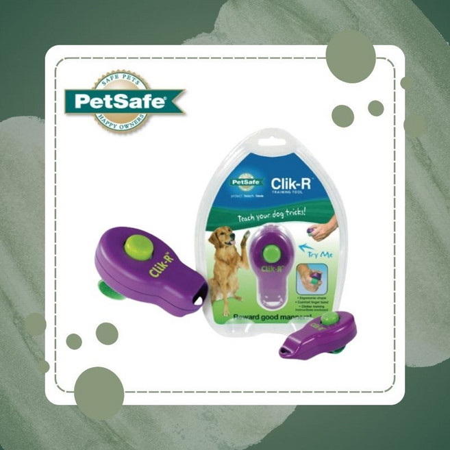 美國 Petsafe 普立爾 Clik-R 寵物訓練響片 附訓練指南, 1個, 紫色