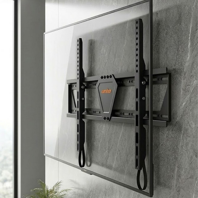 UNHO 대형 TV 벽걸이 브라켓 거치대 32-75인치 삼성 LG 일반 브랜드 호환, 1개, U-Z68