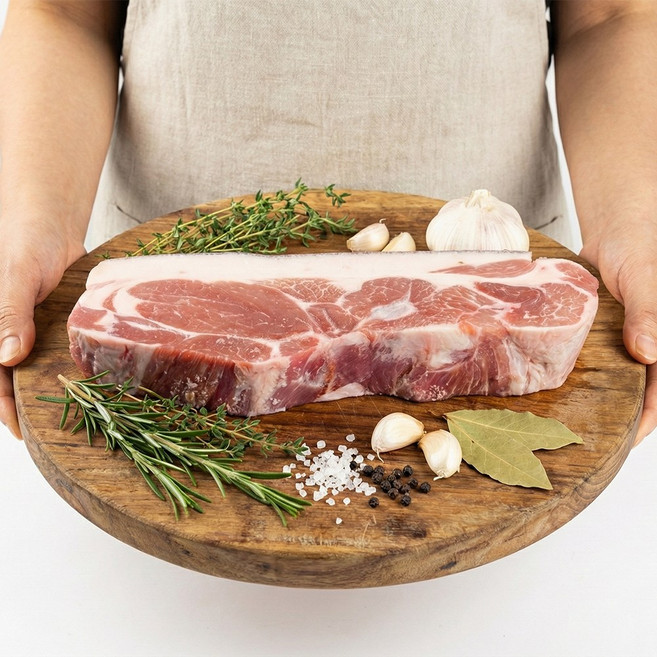 프리미엄 제주 흑돼지 고기 수육용 통 앞다리살 전지, 1개, 1kg