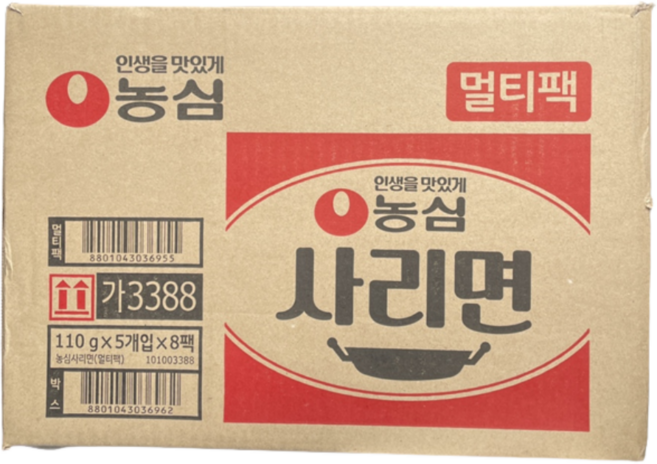 농심 사리면 110g, 40개