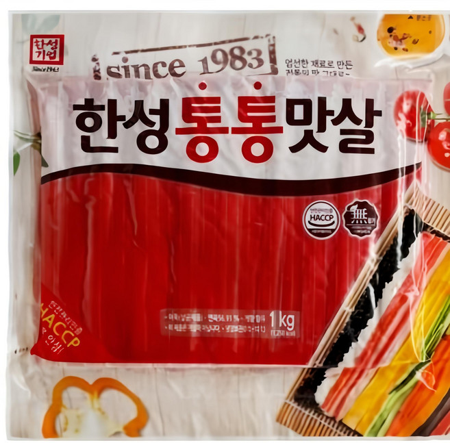 한성 통통맛살, 1kg, 2개