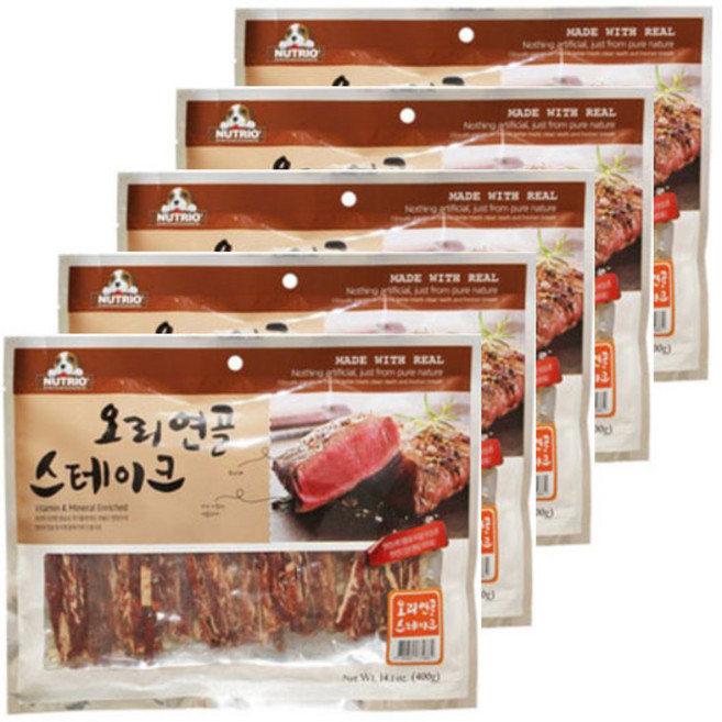 뉴트리오 오리 연골 스테이크 400gX5개, 400g, 5개