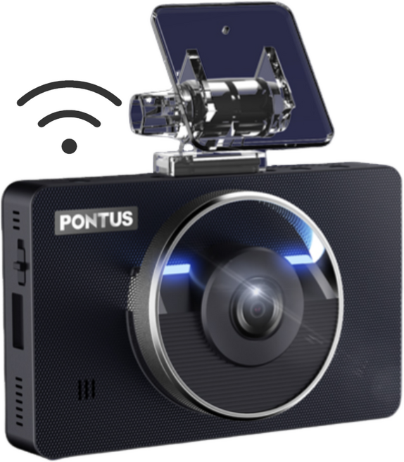 실시간 와이파이 블랙박스 편리한 출장장착 새로운 현대 PONTUS 진정한 풀HD의 선명한 화질 4인치 대화면의 시원하고 편리한 인터페이스 편하게 확인하고 카카오톡으로 보낸다, 출장장착권+ 동글, 64GB, 본품