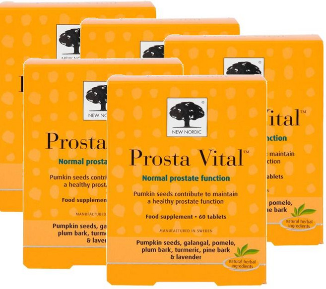 뉴 노르딕 프로스타 바이탈 호박씨 터메릭 라벤더 new nordic Prosta Vital, 5개, 60정