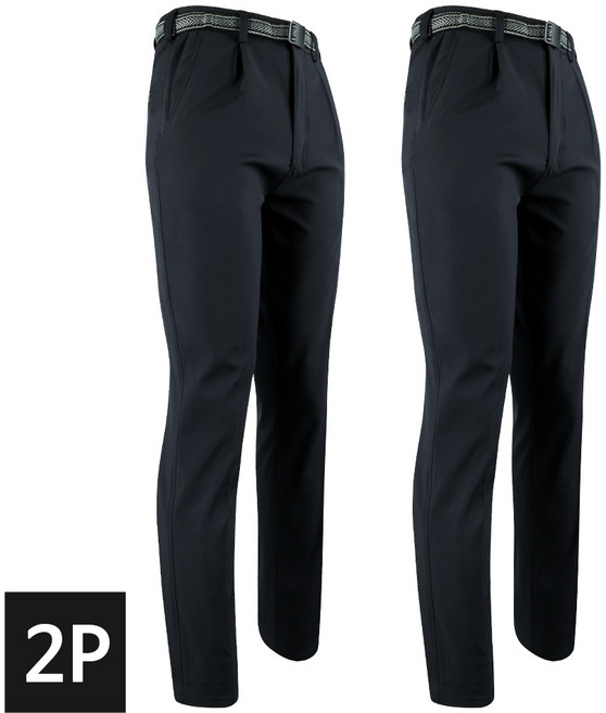 [GTM] 1+1 여름 통기성좋은 아이스 고급 원턱무지바지