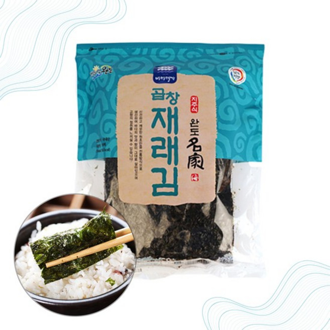 MG 국산 무조미 곱창재래김 잇바디돌김 50장, 없음