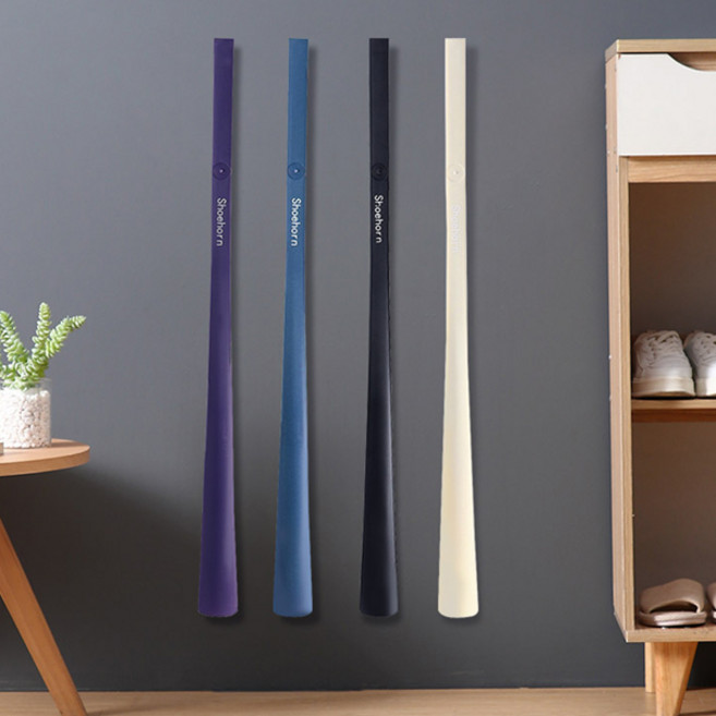 fooi 현관 인테리어 모던 자석 구두주걱 부착형 롱 구두헤라 긴 신발주걱 5시, 1개, 베이지