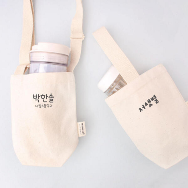 [주문제작]텀블러 미니에코백타이포