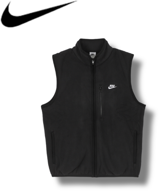 [백화점정품] 나이키 남성 후리스 베스트 블랙