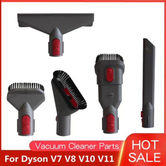 진공 부착물 청소 브러시 및 호스 도구 키트 다이슨 호환 V7 V8 V10 V11 V15, 3) 5PCS, 1개