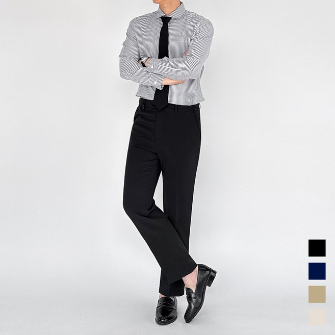 모노마인 남자 슬랙스 구김없는 링클프리 스판 히든밴딩 남성 정장 교복 빅사이즈 바지