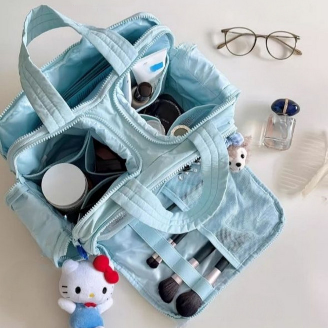 멜로우띵 여행용 대용량 화장품 파우치 대형