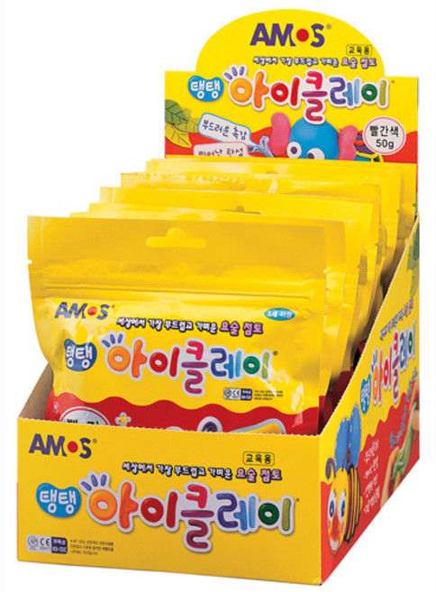 [색상선택]아모스 2500 탱탱아이 클레이 50g