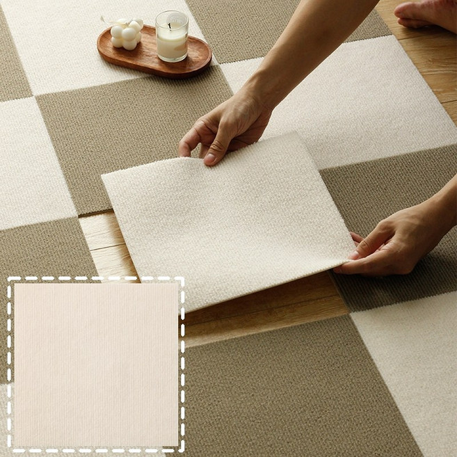 미끄럼방지 흡착 타일 카페트 다용도 접착식 소음완화 셀프인테리어 바닥재