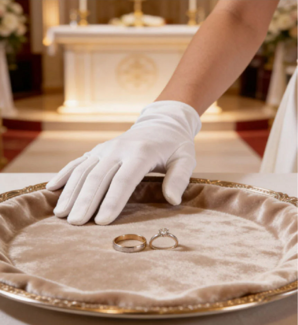 키밍 예식 행사 하얀 장갑 세트, 24개, 화이트