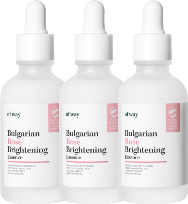 [기미/잡티 미백] 오브웨이 불가리안 로즈 브라이트닝 에센스, 3개, 50ml