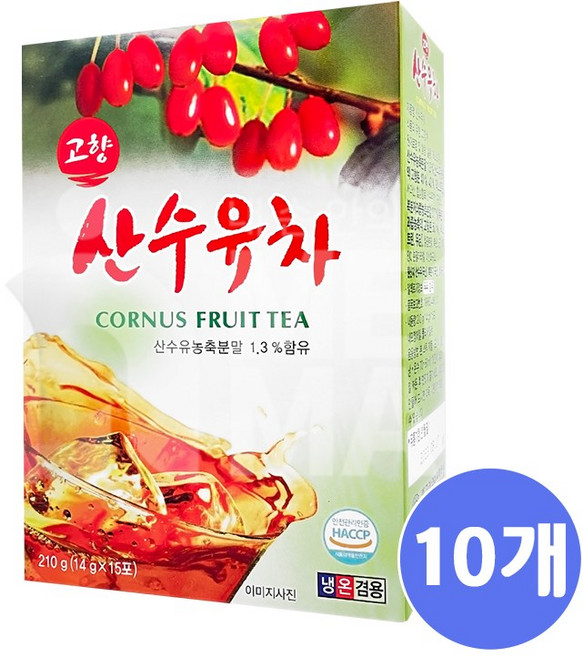 고향 산수유차, 14g, 15개입, 10개