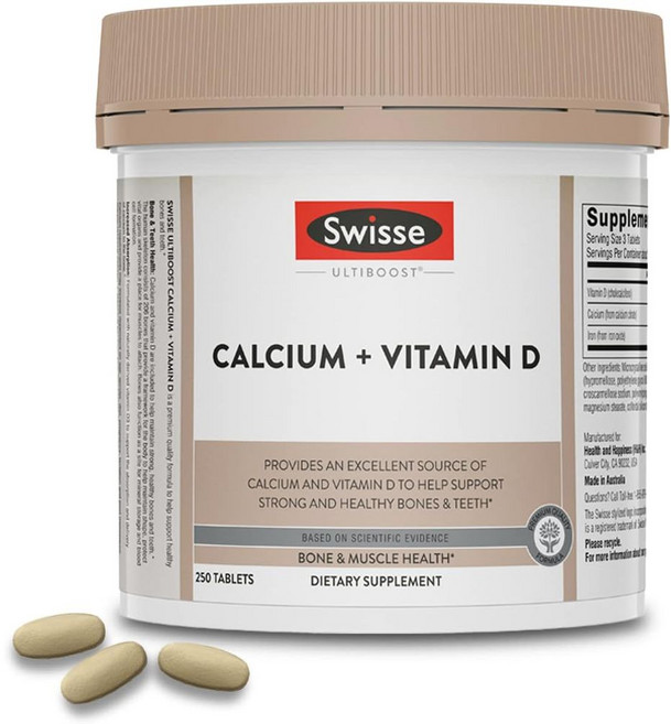 스위스 칼슘 + 비타민 D 250정, 1개