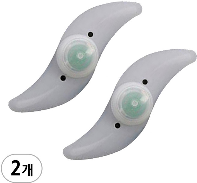 [1+1] (자전거 휠라이트 C타입 1P+1P=총2P), 그린, 2개