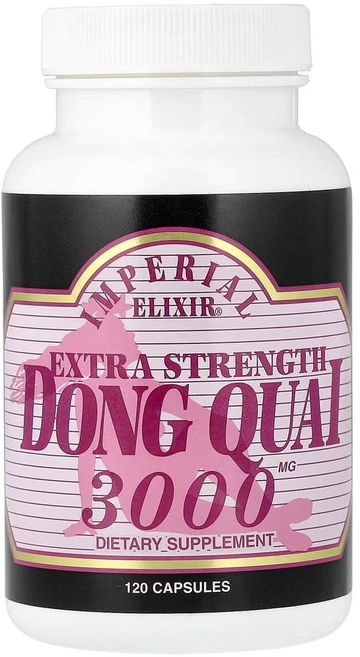 Imperial Elixir 엑스트라 스트렝스 동콰이 추출 3000mg Dong Quai, 1개, 120정 - 쿠팡