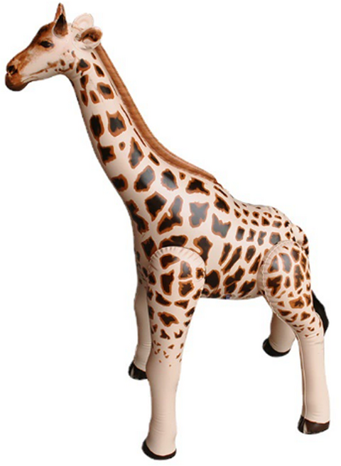 동물 대형 풍선 튜브재질 고급형 파티용 인테리어 사자 기린 코끼리 말, 1개, 옵션2번 기린