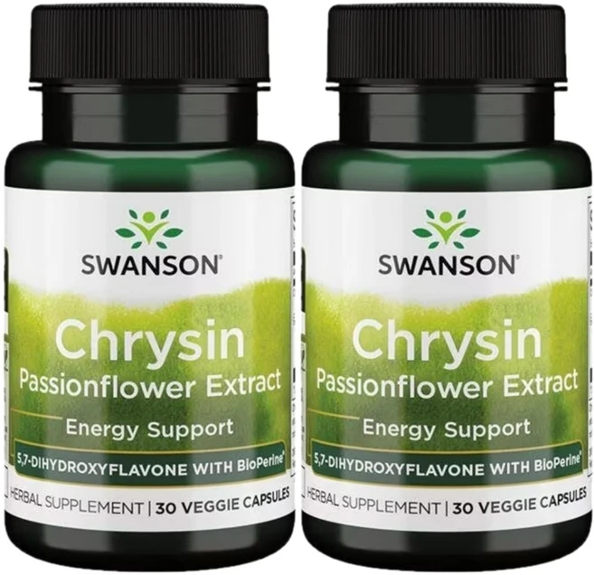 스완슨 크리신 시계초 추출물, 2팩, 30정 - 쿠팡