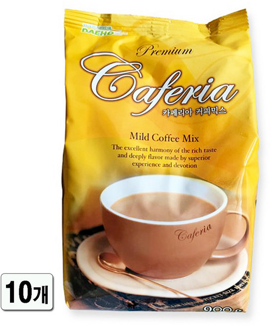 대호카페리아마일드커피믹스 900gX10봉(자판기용), 1개입, 900g, 10개