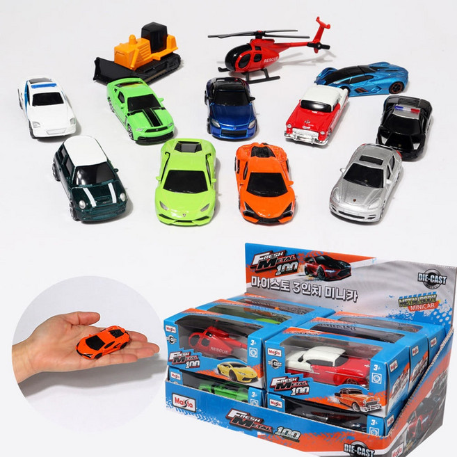 마이스토 베이직 미니카, 1개, 랜덤색상