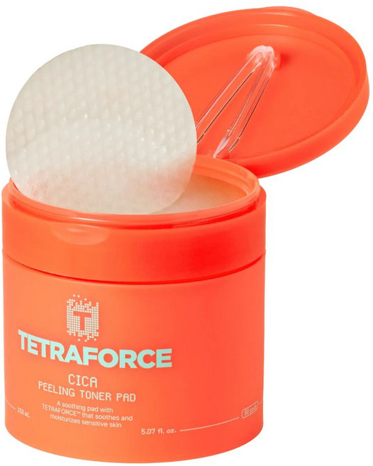 테트라포스 시카 필링 토너패드 각질 정리 피부결 개선 진정 패드, 1개, 60매입