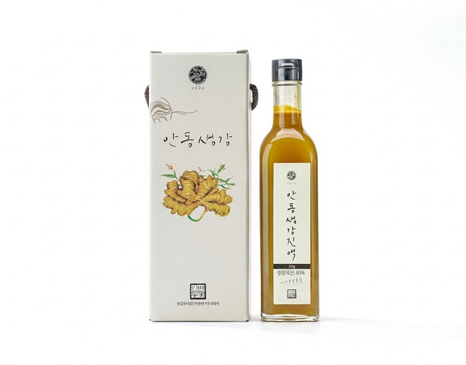 진저올 안동생강진액 원액 100% 생강차 생강청, 530g, 2개, 1개입