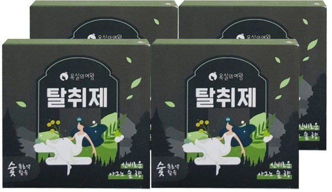 욕실의여왕 생활 탈취제 / 아그노숲 / 4개 / DY, 230g