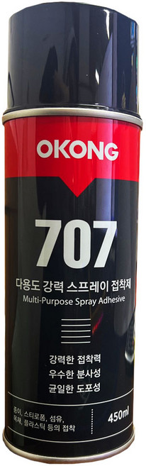 오공 스프레이 접착제 450ml, 1개