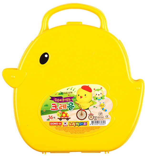 동아 노랑병아리 크레용 36색