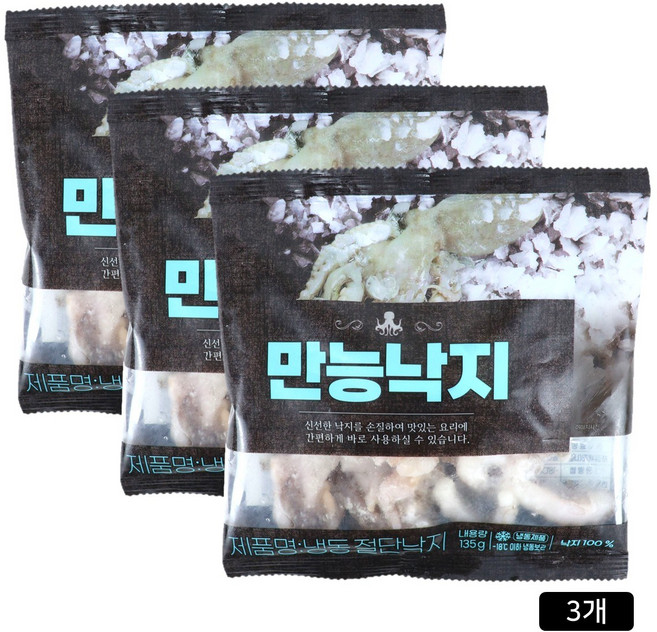 [홈쇼핑] 레이먼킴 만능낙지 + 만능볶음양념, 3개, 135g