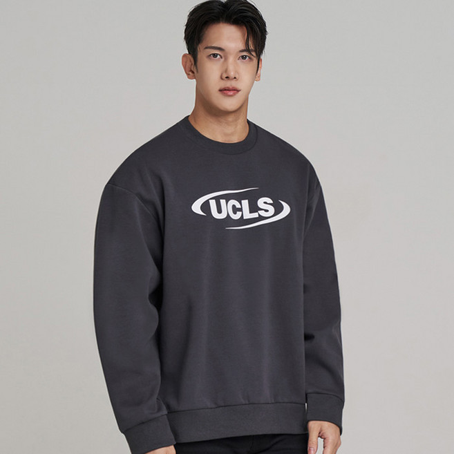 업클라스 세미 오버핏 ((UCLS)) 특양면 맨투맨 a4107