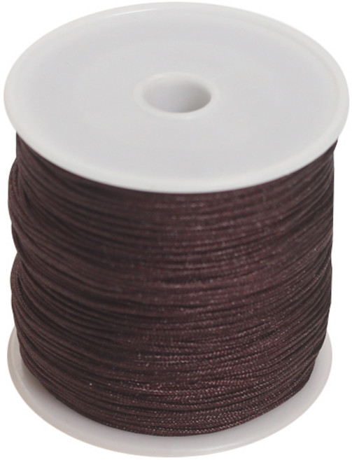 [모핸] 매듭실 1mm 1롤(90m), 밤색, 1개