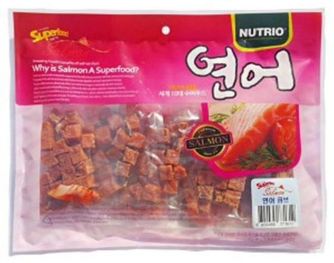 테온셀 오너클랜 슈퍼푸드 연어 큐브 400g 강아지간식, 1개