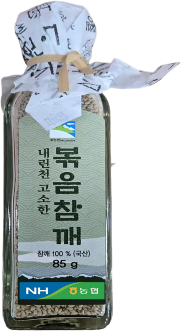 농협 국산 볶음참깨 강원도 인제 전통식품 품질인증, 1개, 85g