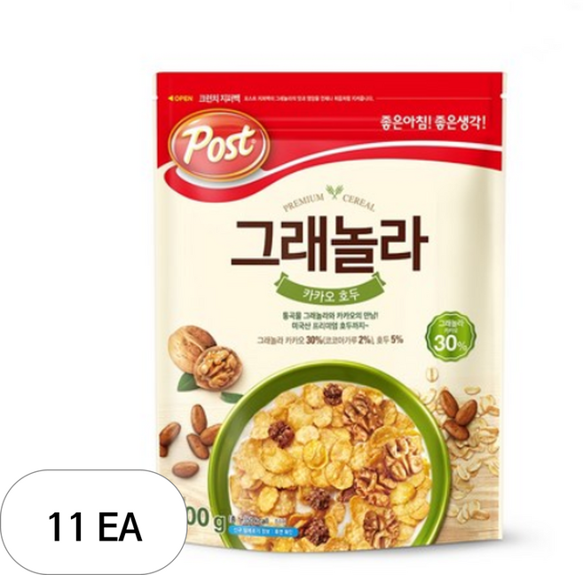 포스트 동서 카카오 호두, 300g, 11개