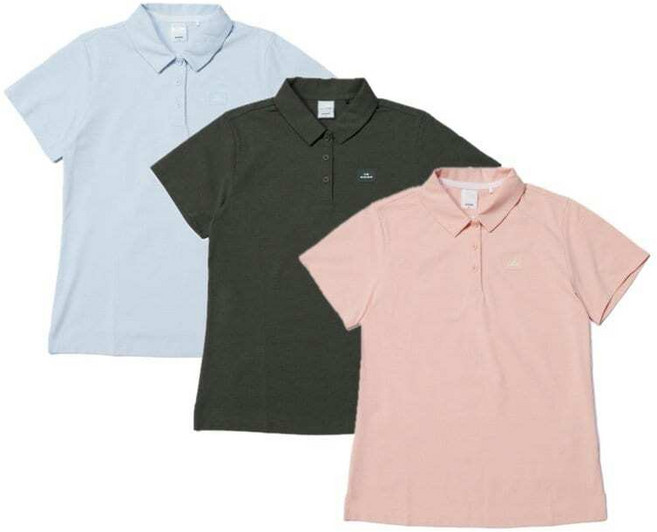 [국내백화점] 아이더 흡한속건 데일리 여성 반팔 폴로 티셔츠 반팔 티셔츠