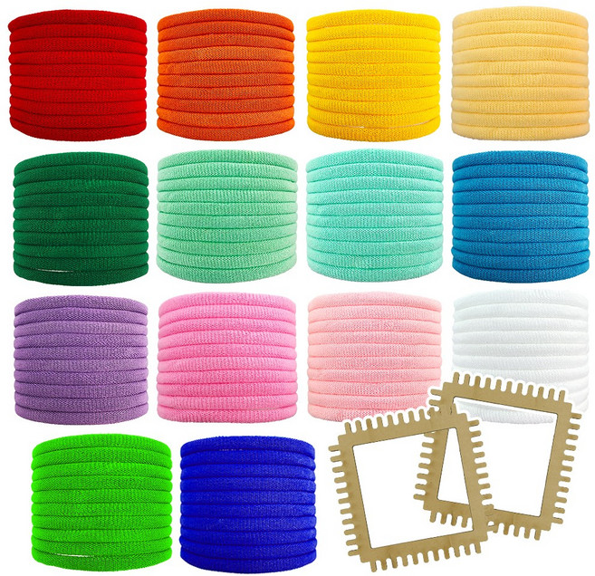 오렌지e몰 양말목공예 프리미엄 100g + 직조틀 포함, 분홍