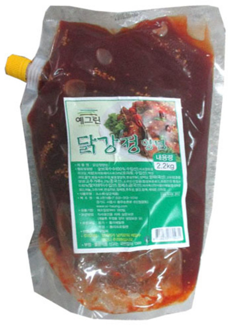 (무)예그린닭강정양념 2.2kg, 1개, 본상품선택