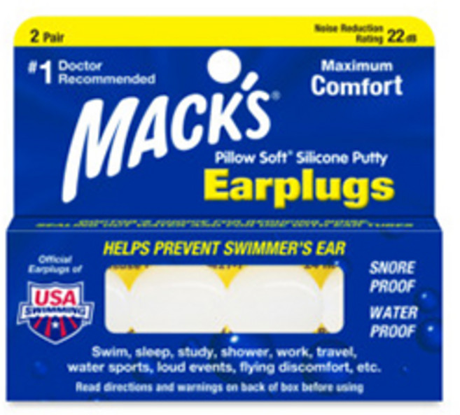 MACK'S 맥스 실리콘귀마개 필로우소프트 화이트 - 4개입, 1개, 2쌍