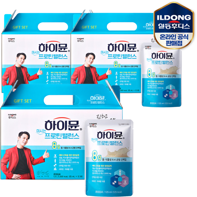 하이뮨 마시는 프로틴 밸런스, 125ml, 36개