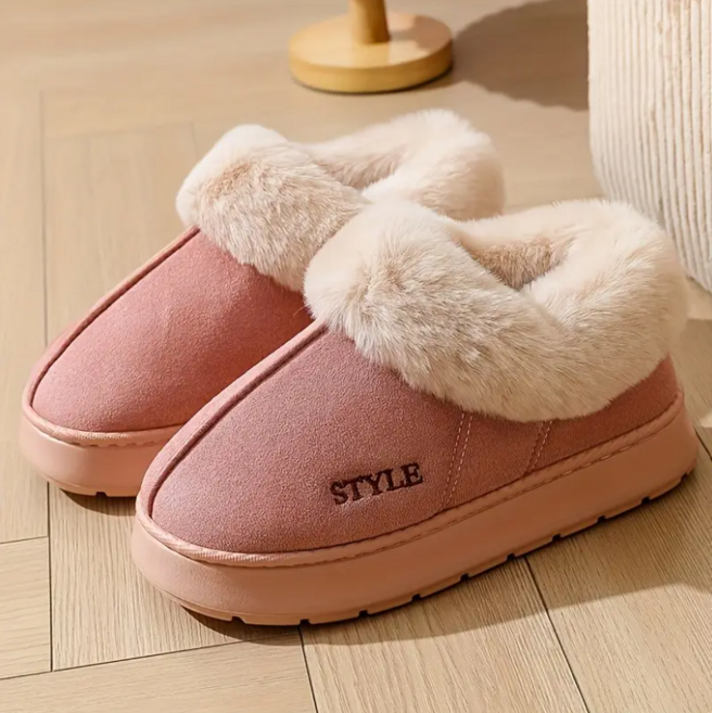 고샤인 여성용 겨울철 방한 털복숭이 키높이 앵클 부츠 털부츠 발편한 따뜻한 사무용 거실용 야외용