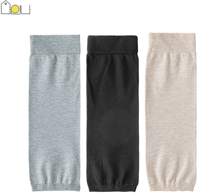 나인나 얇은 따뜻 무릎 토시 보호대 여름 냉방시 무릎 워머 중형 1쌍