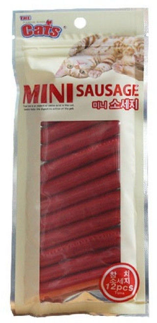 (5개묶음)(더캣츠) 미니소세지 참치 rod+984aP, 1박스