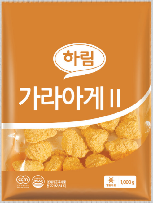 공식 하림 가라아게 1kg 1봉 + 하림 용가리치킨 300g 1봉 + 하림 치킨너겟 300g 1봉, 1개