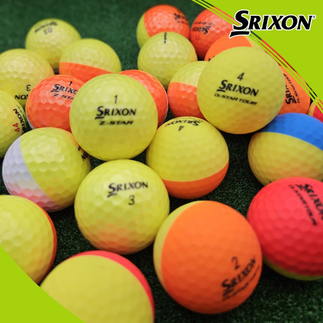 [재구매율 1위! 특A+] 스릭슨 Q-STAR 디바이드 반반공 2/3피스 20개 최상급 퀄리티 로스트볼 비거리 향상 로스트볼 피스골프마켓, 1개, 20개입, 특A+