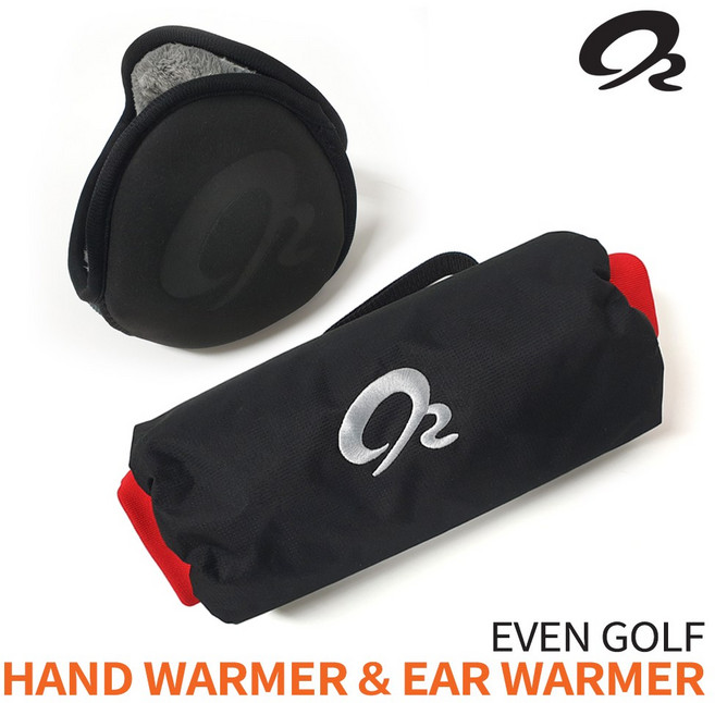 이븐골프 골프 스포츠 방한 귀마개 핸드 워머 세트, 1개